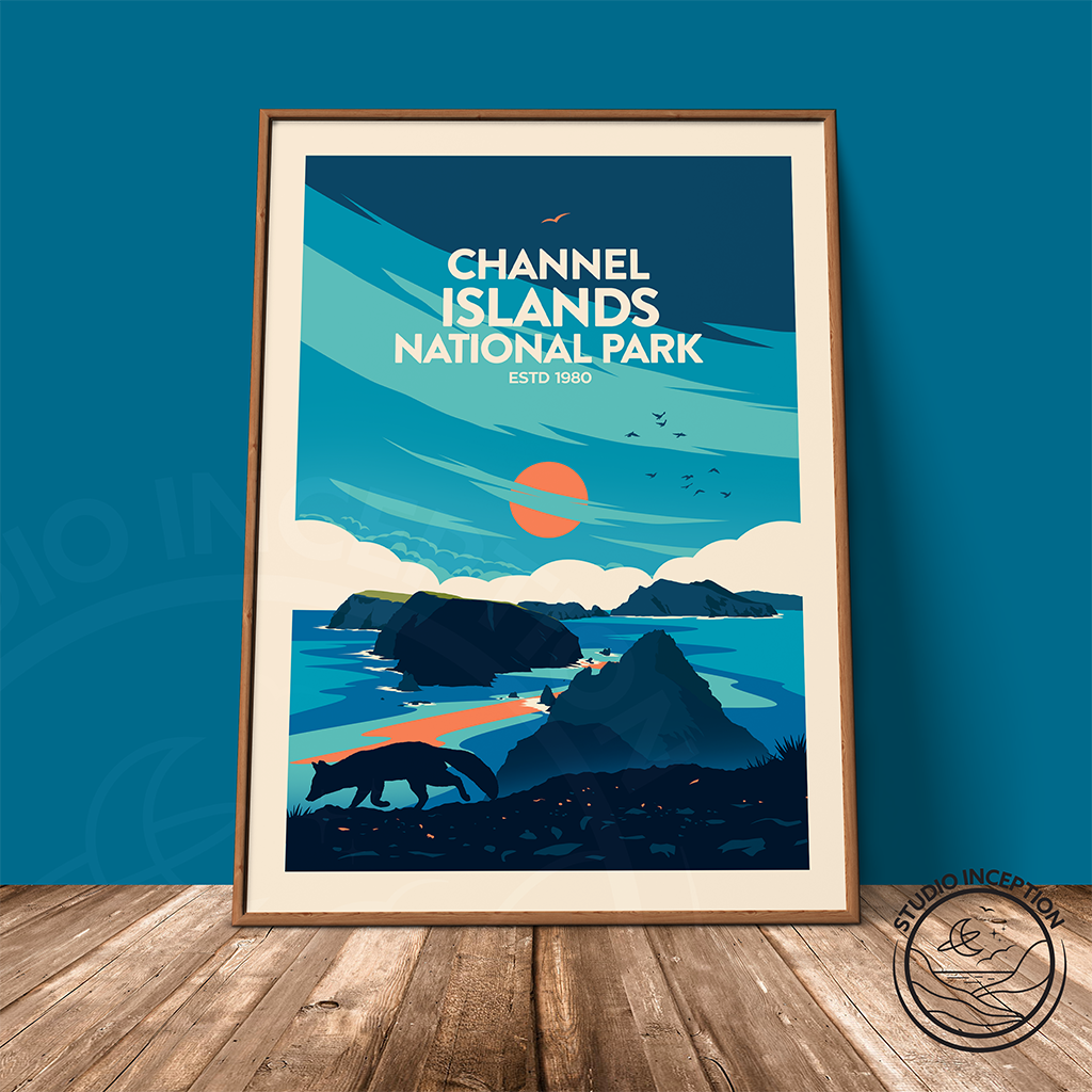 Channel Islands National Park Traditional Style Print Studio Inception channel-islands-national-park-traditional-style-print-studio-inception