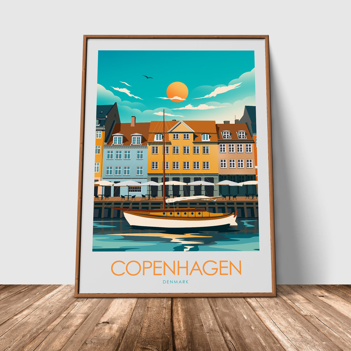 Copenhagen Minimalist Print – Studio Inception