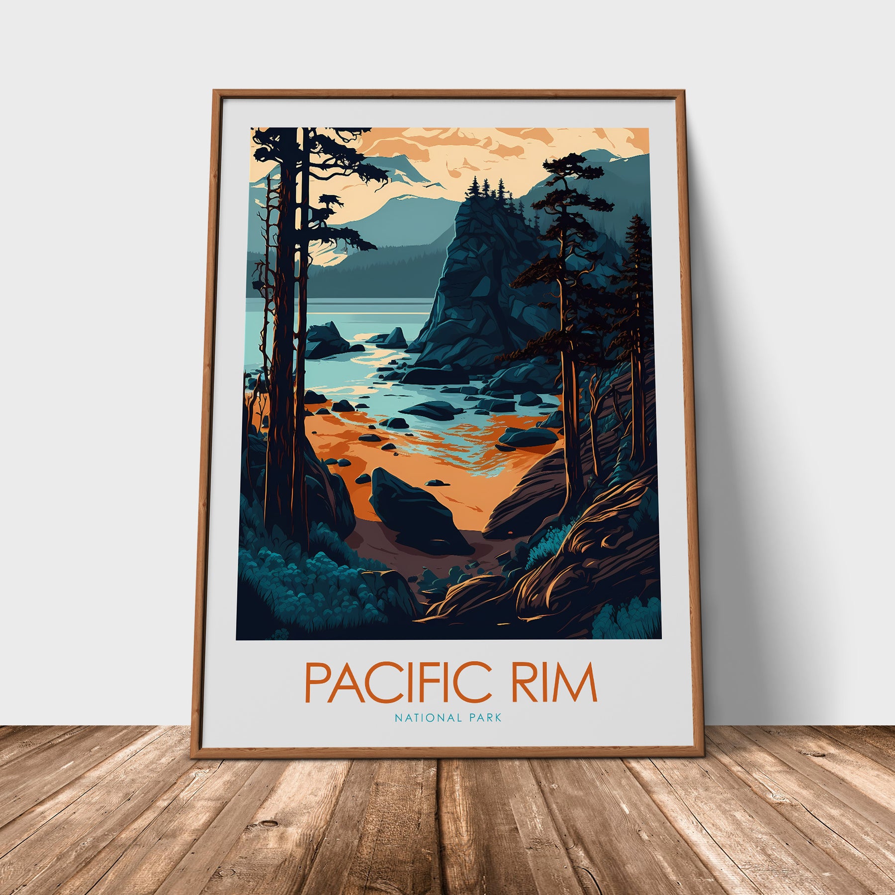 Pacific Rim Minimal Pacific Rim Minimalist Print – Studio Inception