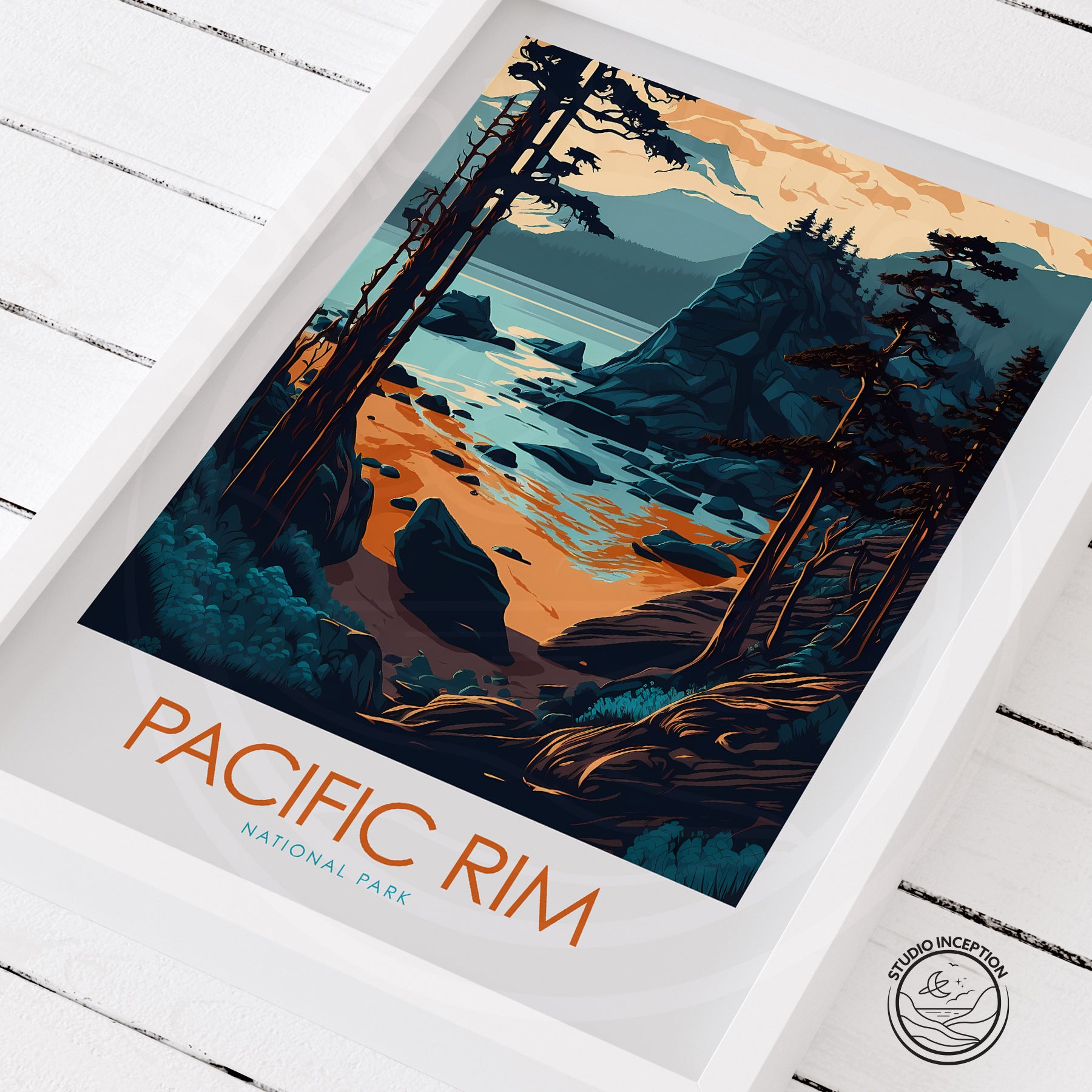 Pacific Rim Minimal Pacific Rim Minimalist Print – Studio Inception