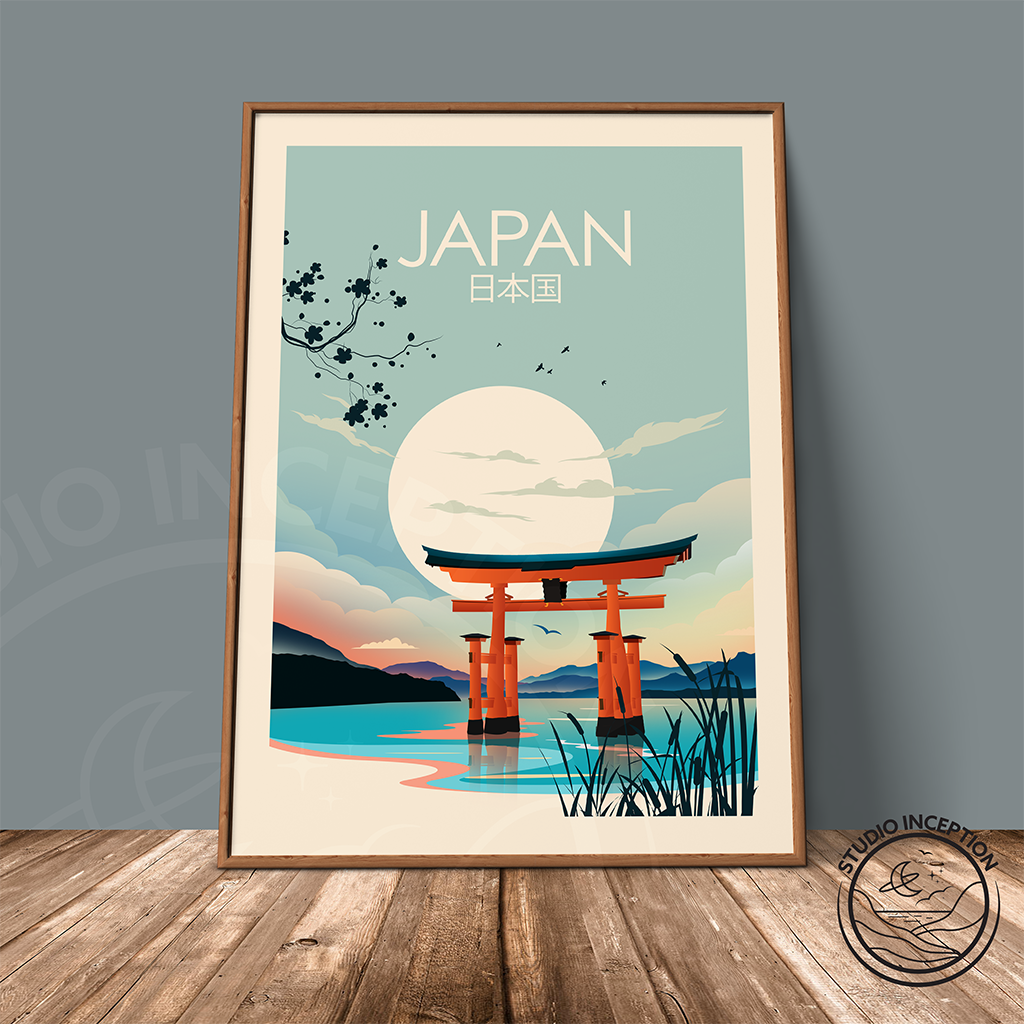 Affiche d'art Japon - Japan - Studio Inception